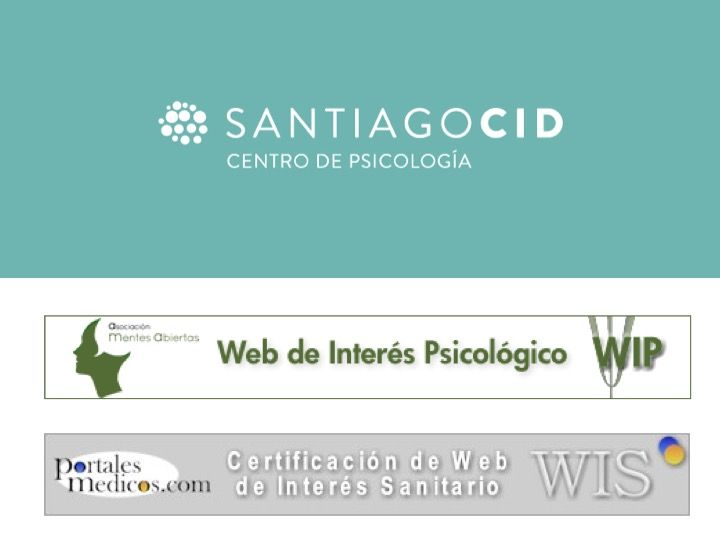 Logotipos de Centro de psicologia Santiago Cid y webs de intereses para la salud